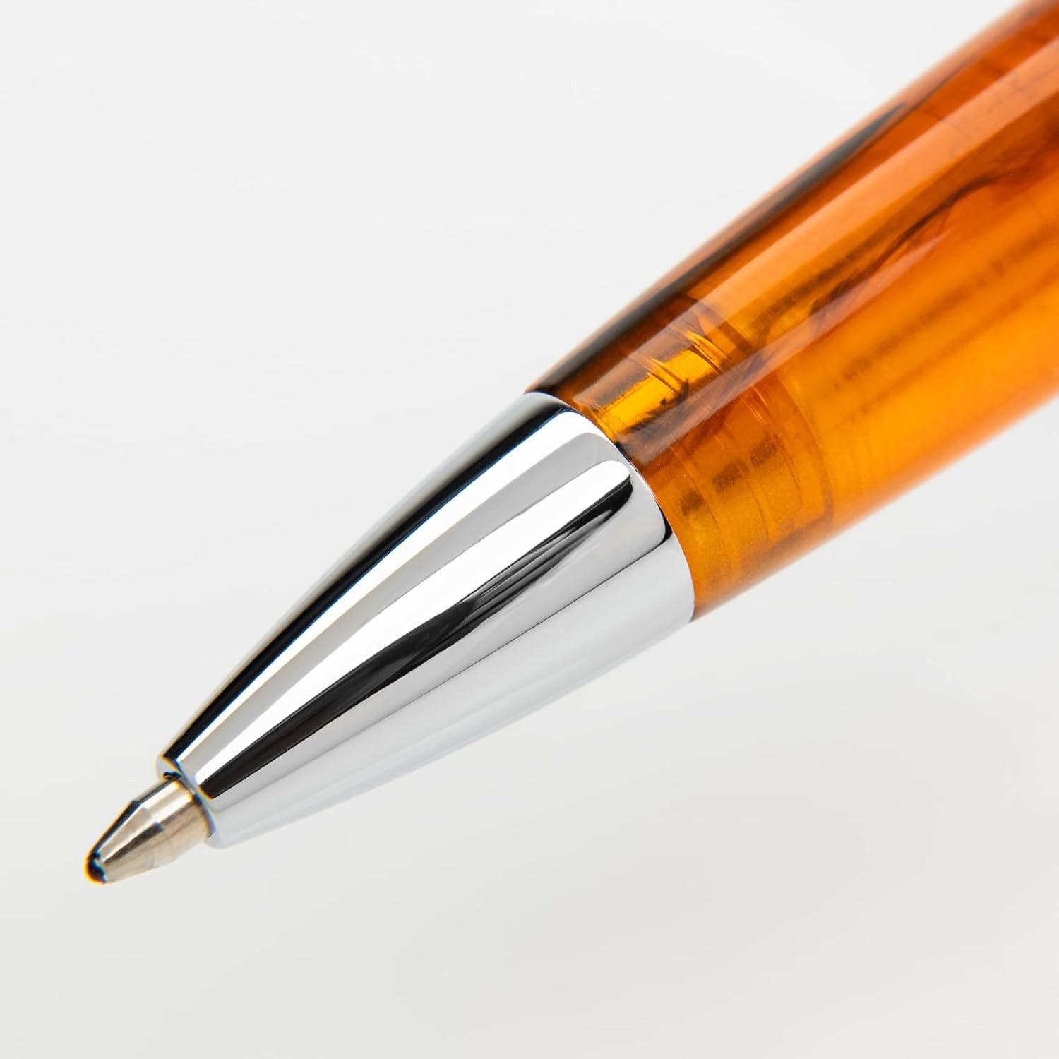 Duragraph Ballpoint Pen in Amber – Luxury Writing Instrument with Warm Amber Fin