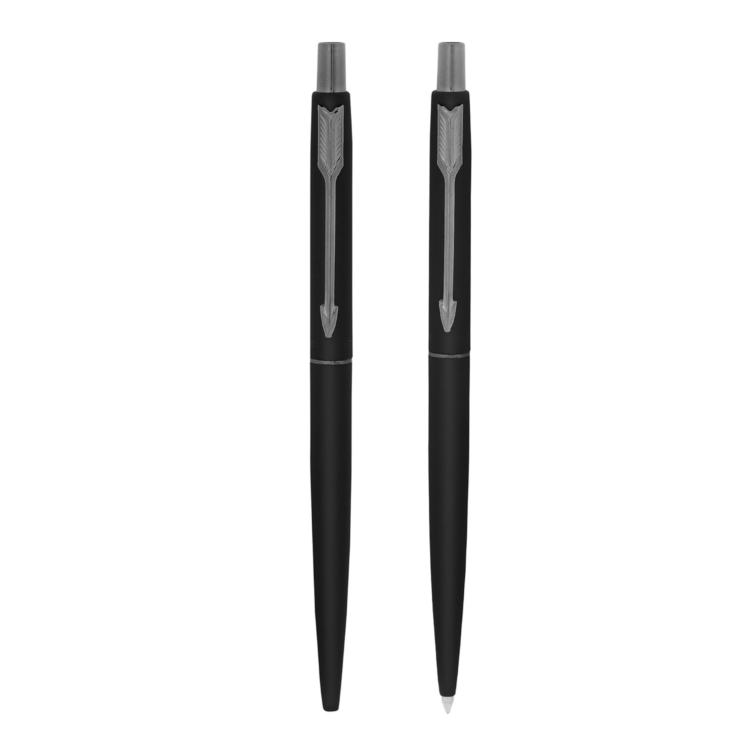 Parker Classic Matte Black| chrome Trim |Ball Pen| Ink Colour – Blue