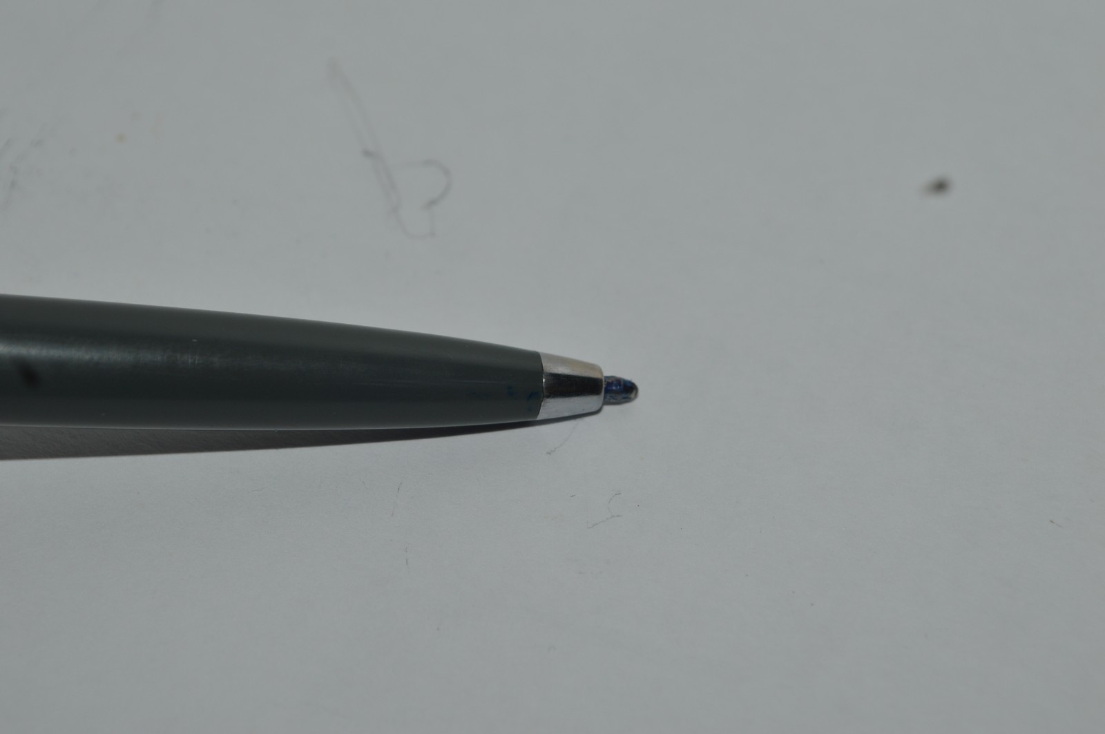 Paper Mate #355 MALIBU Ballpoint Pen Grey Color Plastic Made In USA Circa 1980’s