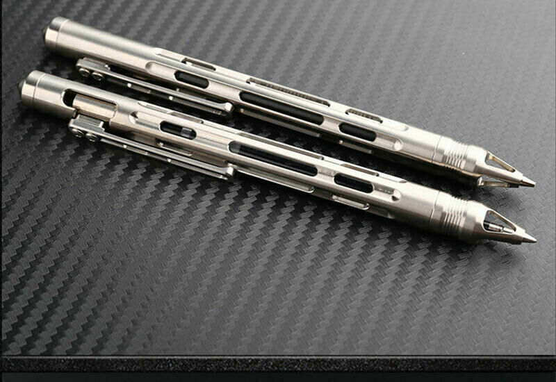 TC4 Titanium 0.5mm mechanical Pencil Pen EDC Tools Pocket Multi Tactical Pen New