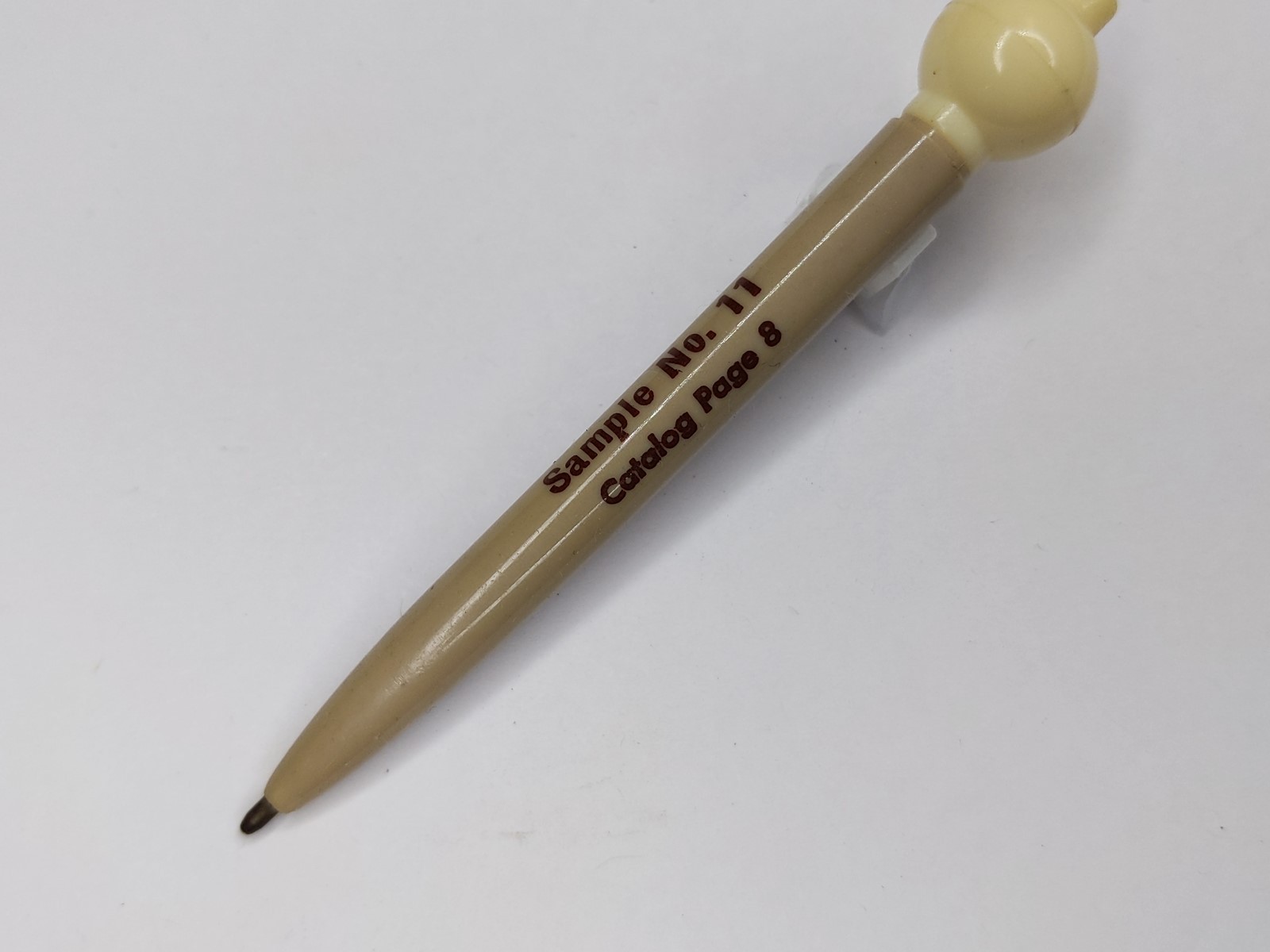 c1970s Salesman Sample Mini Rotary Phone Dialer Advertising Pen 3.5″ Plastic G7