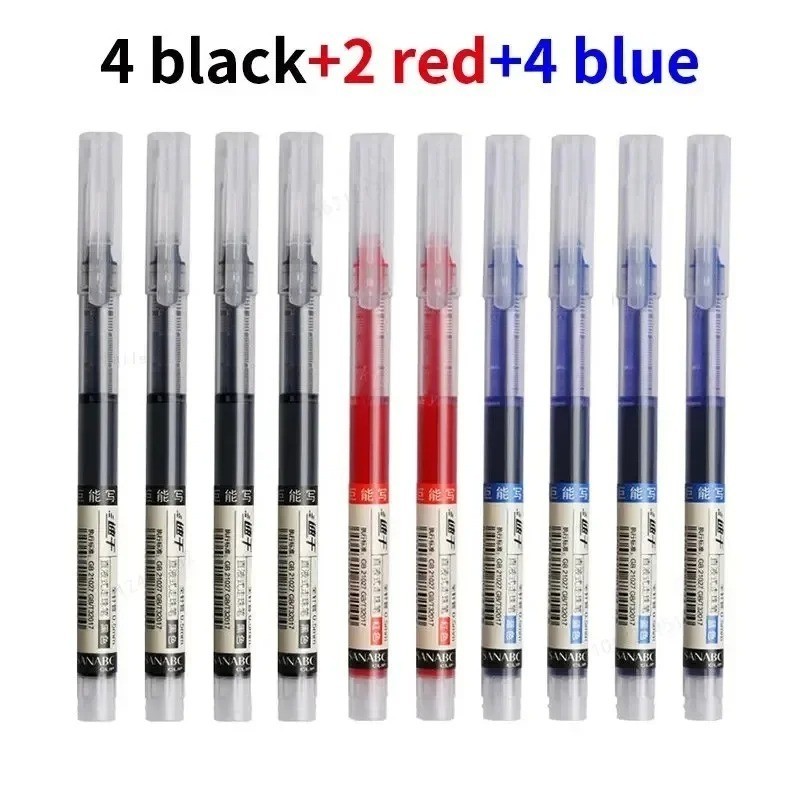 20pcs Gel Ink Pens 0.5mm Black Blue Red Needle Tip School Office