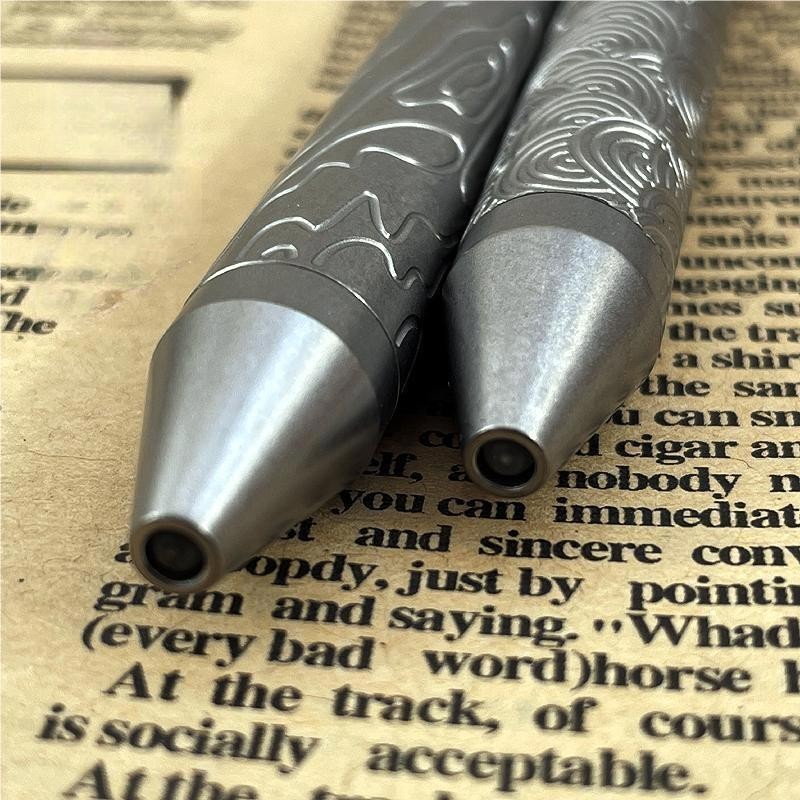 Titanium Alloy Ballpoint Pen Business Writing Signature Pen EDC Multi-tools Gift