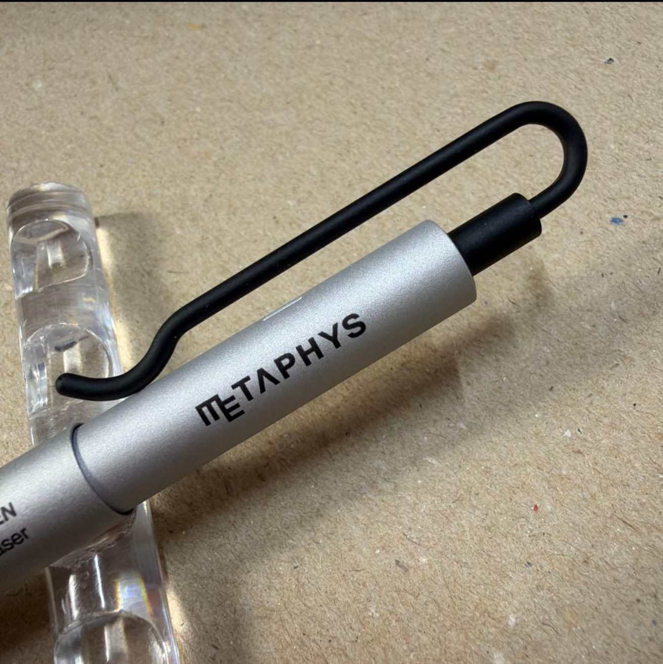 METAPHYS Locus 3-Way Pen Silver Multi Pen Good Design Award Japan New in Box