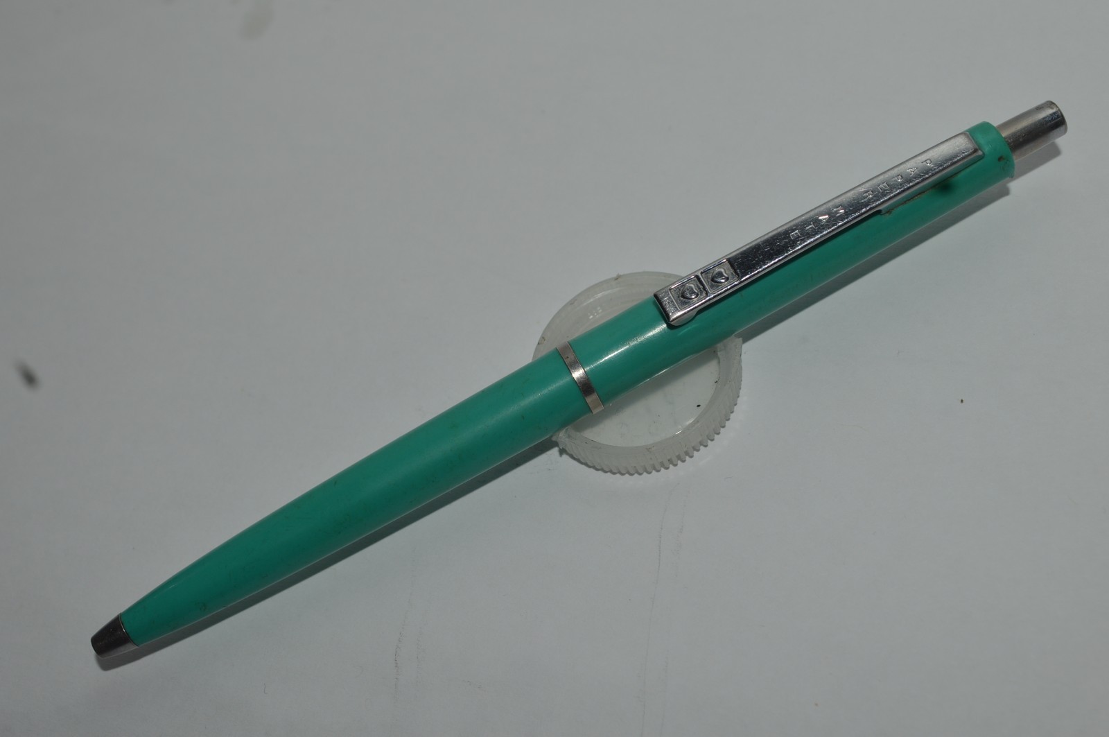 Paper Mate #355 MALIBU Ballpoint Pen Light Green Color Made In USA Circa 1980’s
