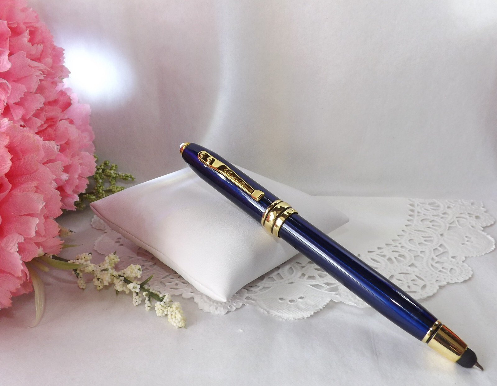 3 in 1 Royale Excel Tech Blue Ballpoint Stylus LED Adler Pen (HIGH QUALITY)