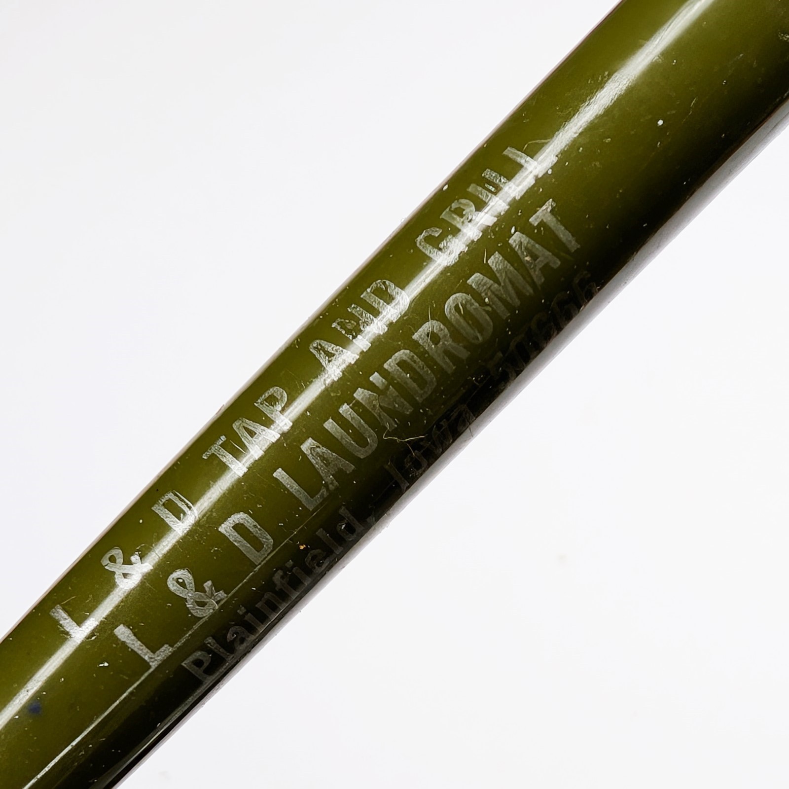 c1970s Plainfield, Iowa L & D Laundromat Advertising Pen Wash Dry Clean IA G21
