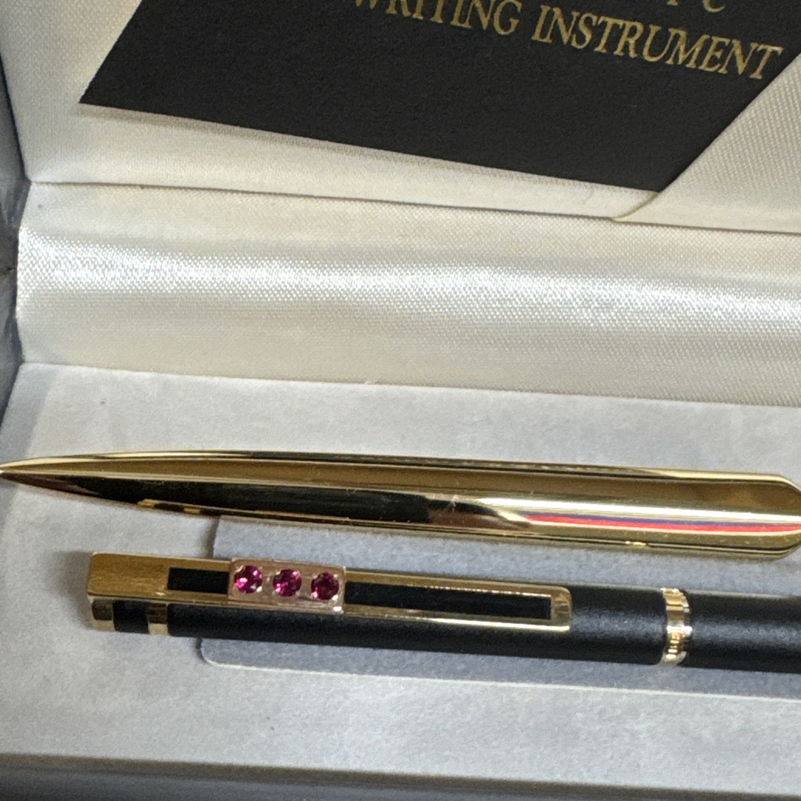 Colibri Classic Writing Instrument Pen And Letter Opener McLaren Pink Gems