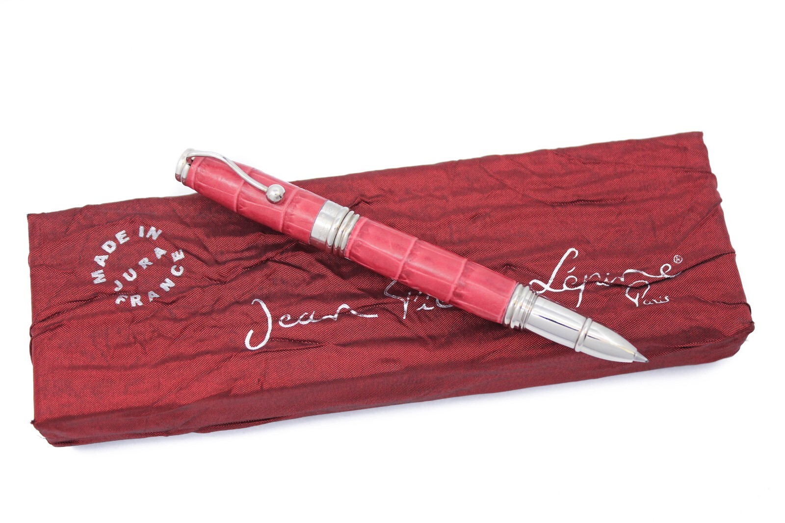 Jean Pierre Lepine Indigo Hot Pink Hide Mini Rollerball Pen – FLOOR MODEL