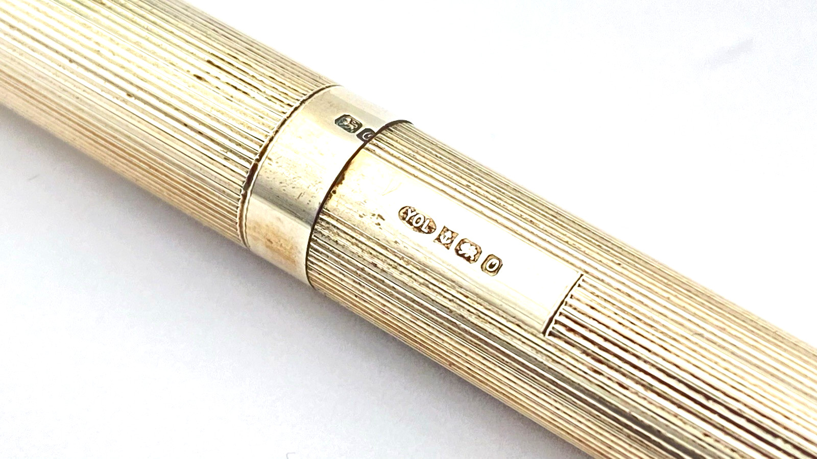 VINTAGE YARD O LED DELUXE BALLPOINT PEN IN STERLING SILVER MADE IN ENGLAND 1988