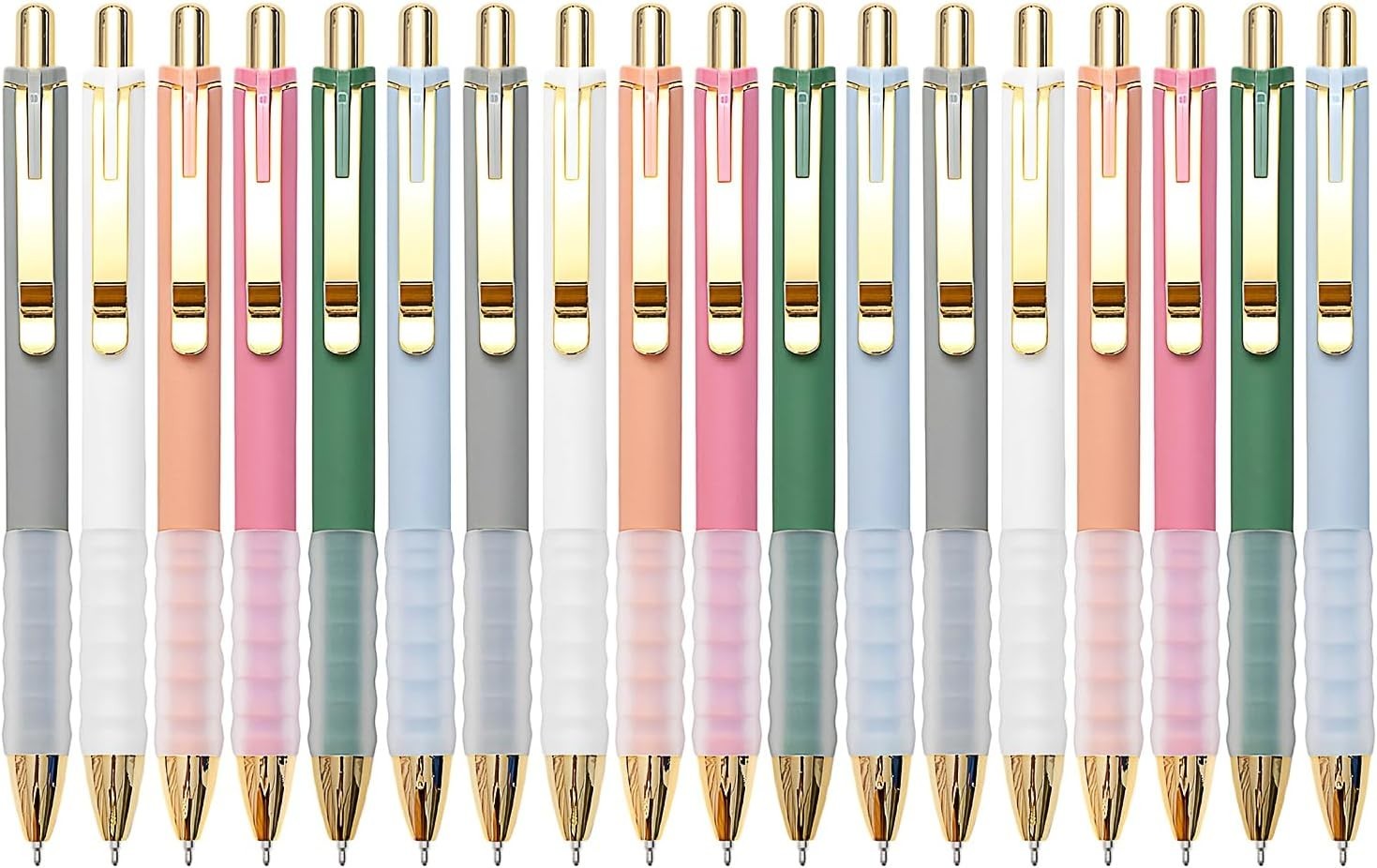 Black Medium Point Ballpoint Pens with Non-Slip Grip, Great for School & Office