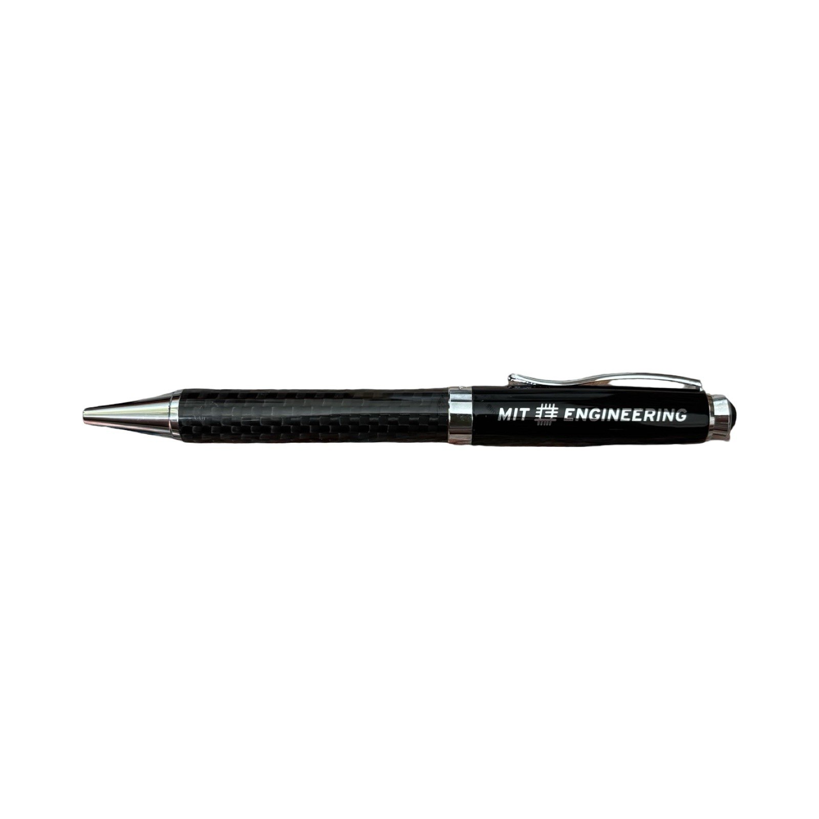 MIT Engineering Ballpoint Pen Black Carbon Fiber Style w/ Gift Box New