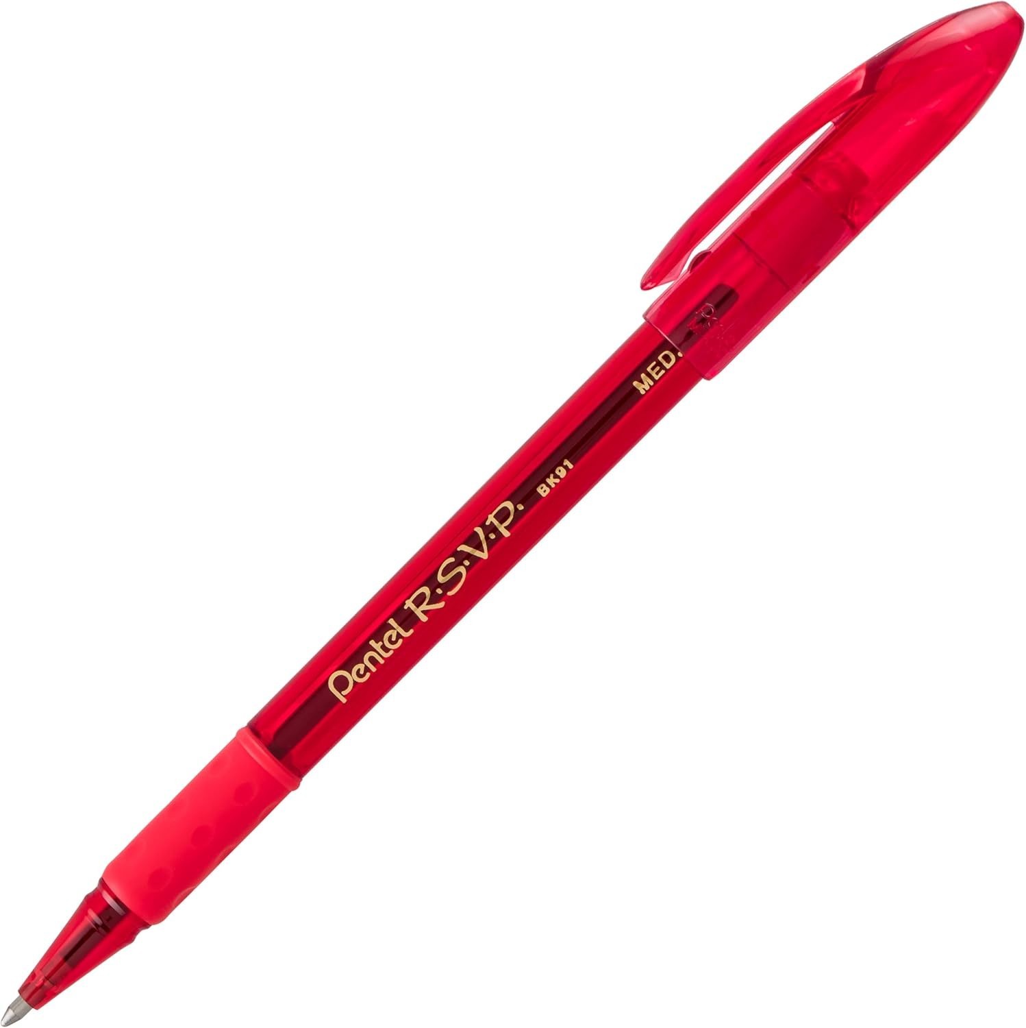 Ergonomic Ballpoint Pens – 1mm, Assorted Barrels, 8 Count for Stylish Writing