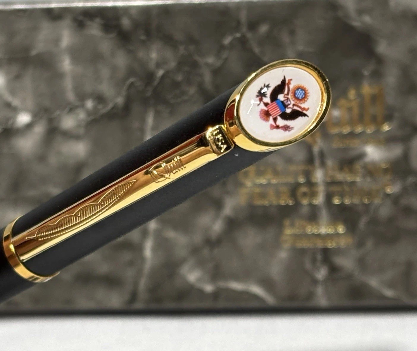 Vintage Quill Presidential Ballpoint Pen Great Seal Of The United States RARE