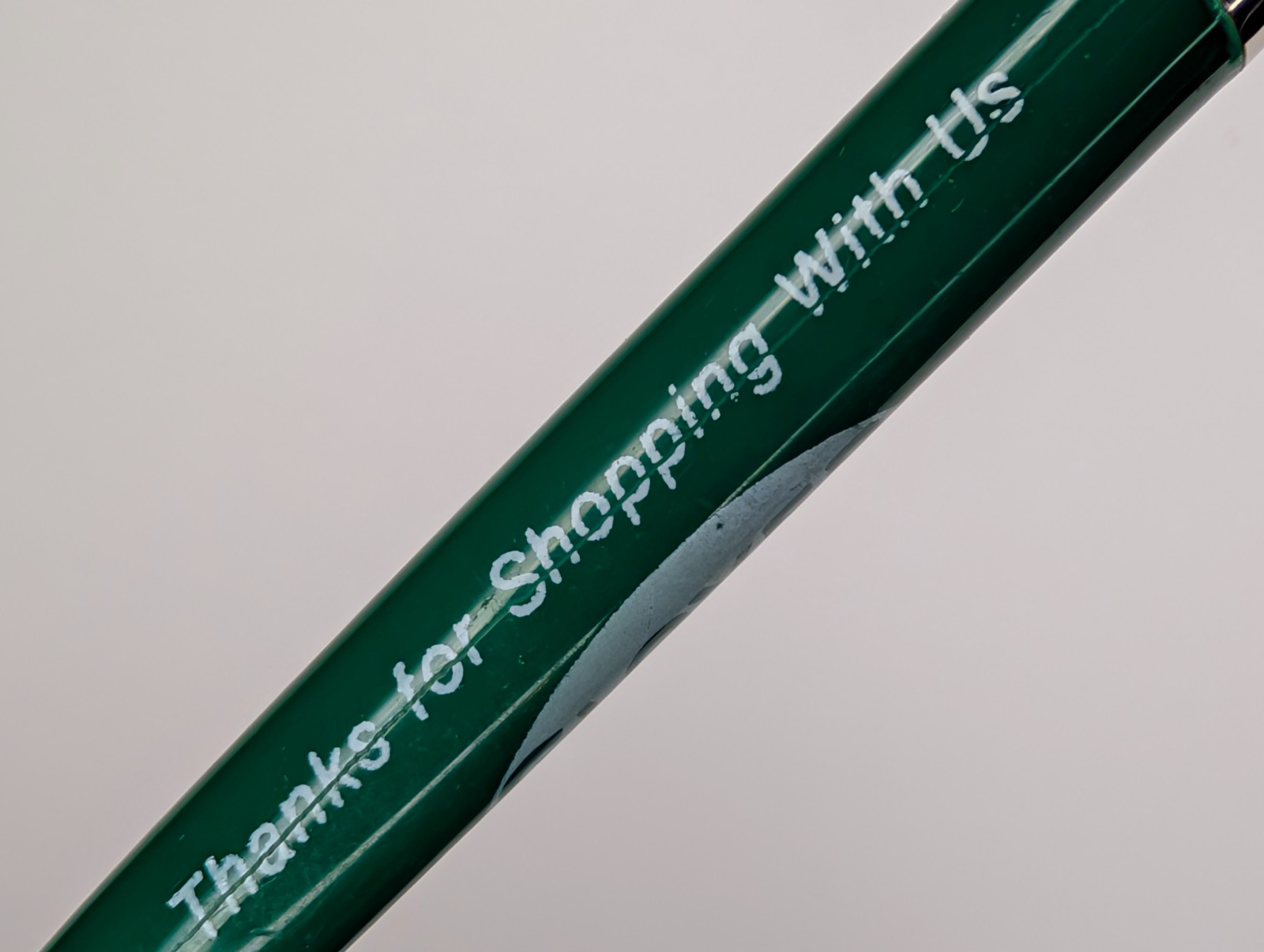 c1970s Clover Farm Advertising Pen Grocery Store Supermarket Kwik-Klik Green