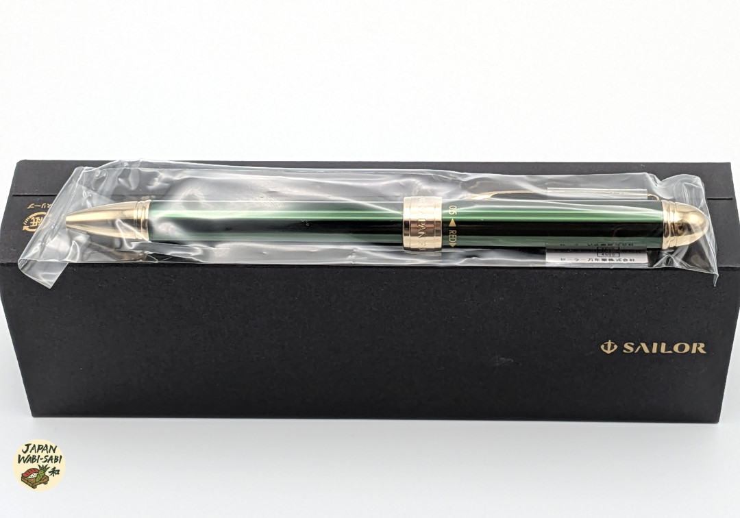 Sailor Verita S Pensiero Green 2‑Color Ballpoint & Mechanical Pencil 16-0392-260