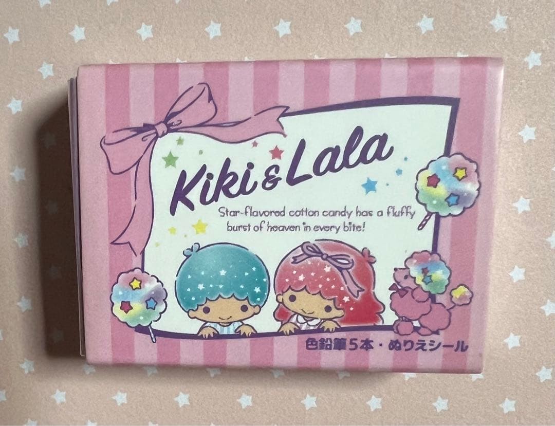Sanrio Kikirara coloring sticker collection colored pencils mini size #5a2745