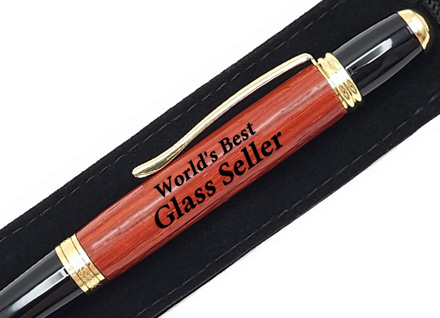 Gift For Glass Seller World’s Best Glass Seller Present Engraved Pen
