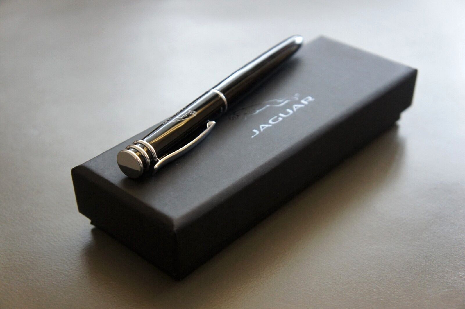 New Porsche Driver’s Selection Black Plastic Signature Ballpoint Roller Ball Pen
