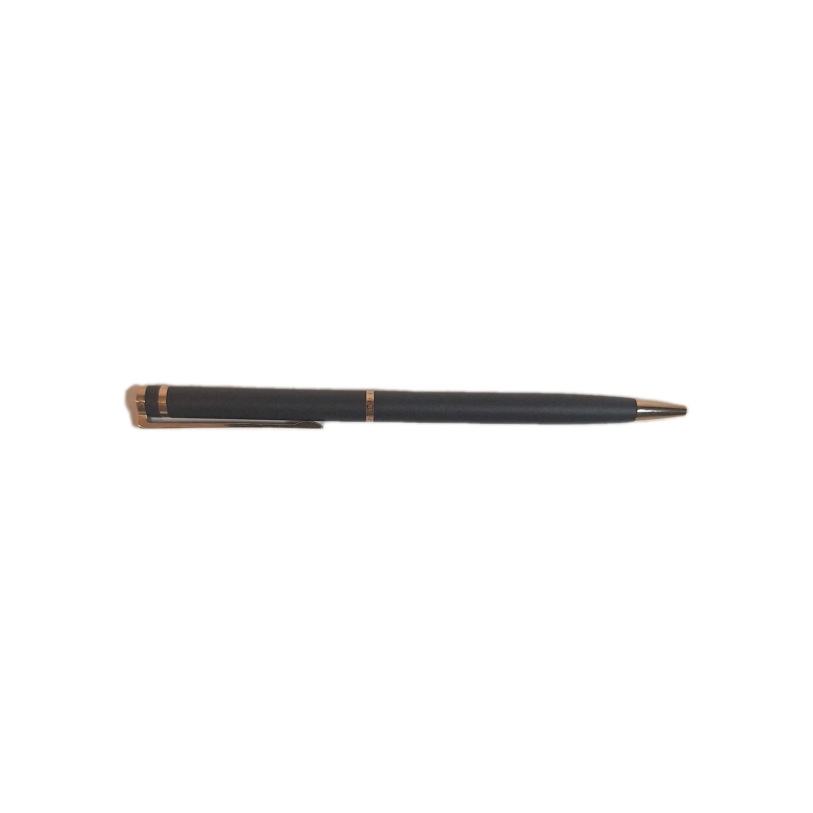 Vintage Colibri Ballpoint Pen in Matte Black w/ Gold Trim USA Needs Refill