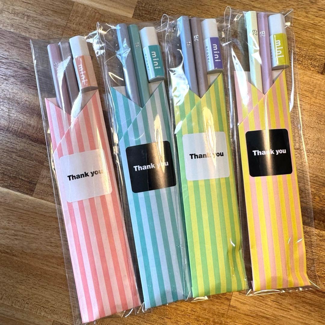 Pencil Eraser, Small Gift, 2B Pencils, Mini Eraser Set, 10 Pcs #be8bef