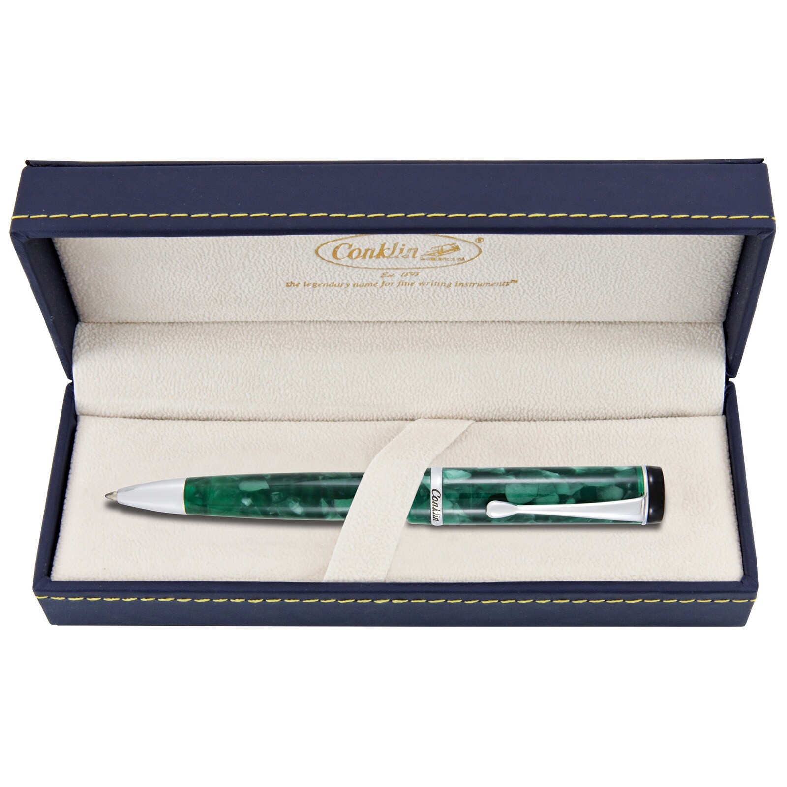 Conklin Duragraph Ballpoint Pen – Forest Green, With Medium Tip (CK71335)