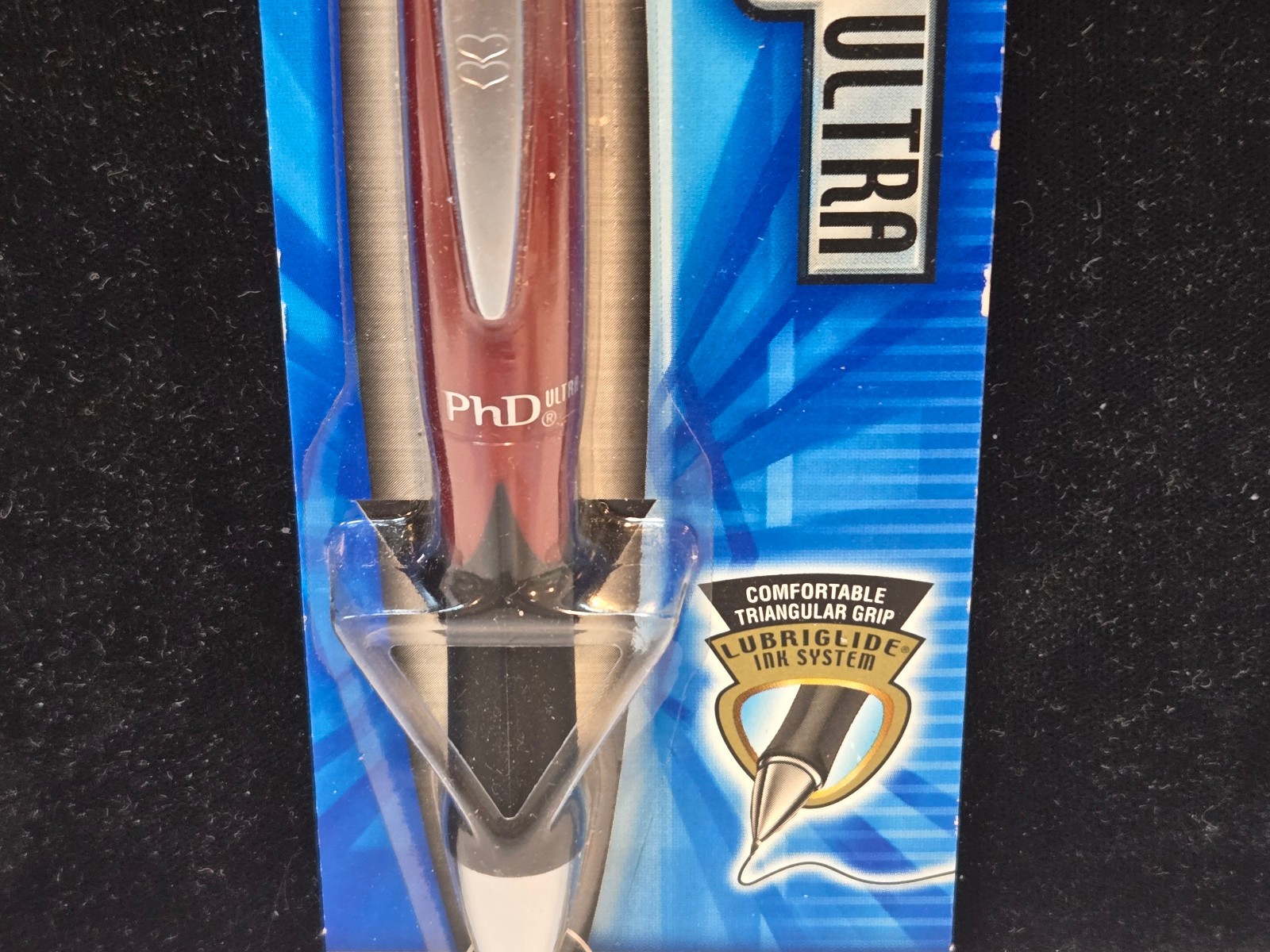 PAPER MATE PhD ULTRA BALL POINT PEN, RED, LUBRIGLIDE; JAPAN; NOS