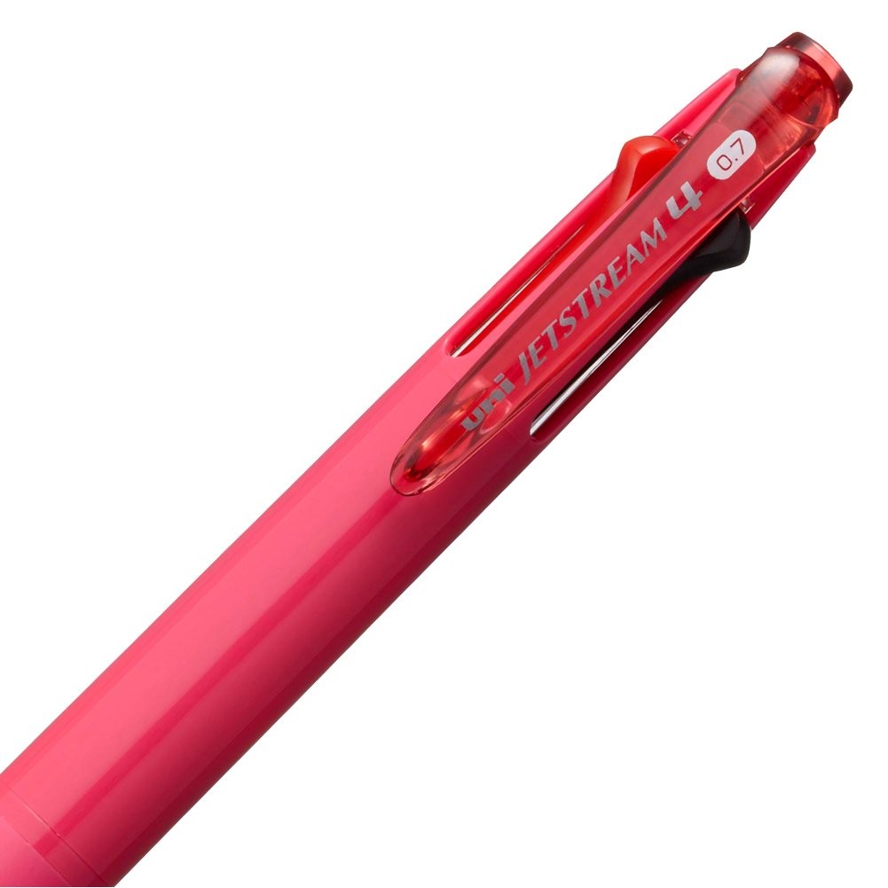 Uni Ballpoint Pen Jetstream 3 Color Black Red Blue Green Ink Rose Pink 0.7mm