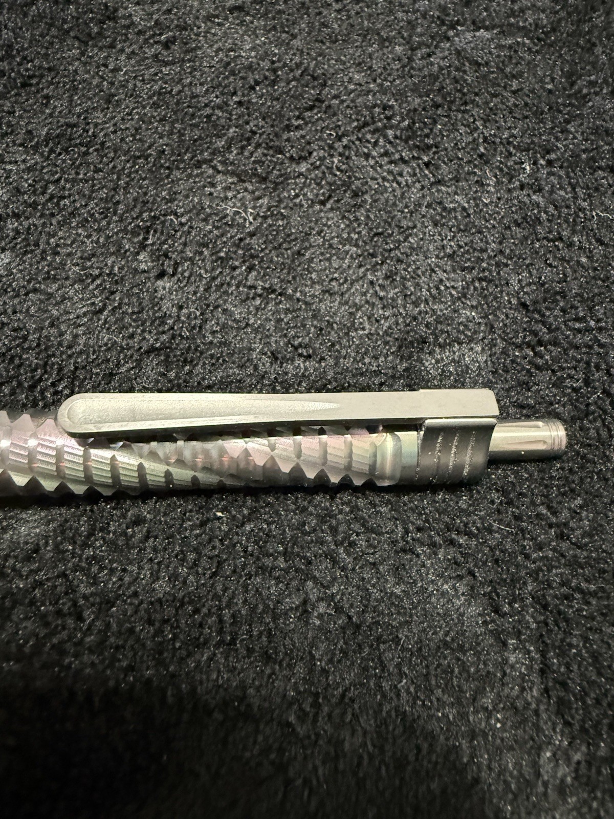 Billetspin Soul Pen Incredibly Rare Oil Slick Full Zirconium Limited Edition