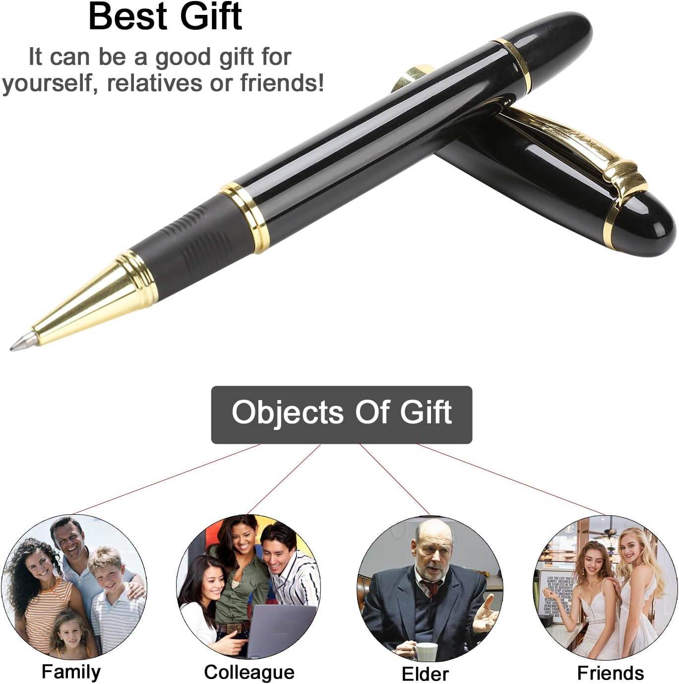 Luxury Ballpoint Pens Nice Ball Pen Best Gift for Men Professional Executive Off