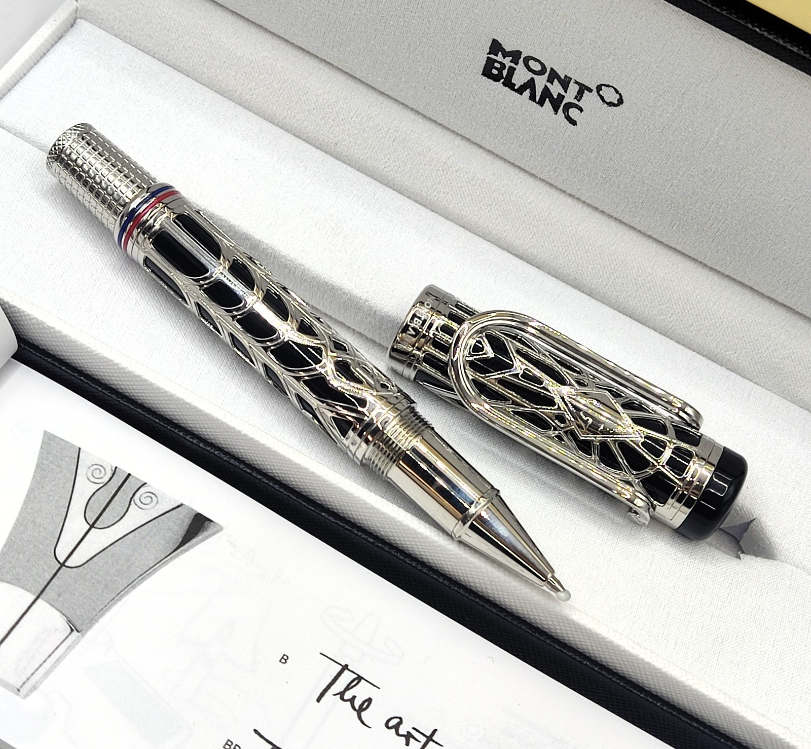 Premium Montblanc Homage to The Great Gatsby Edition Rollerball Pen With Box