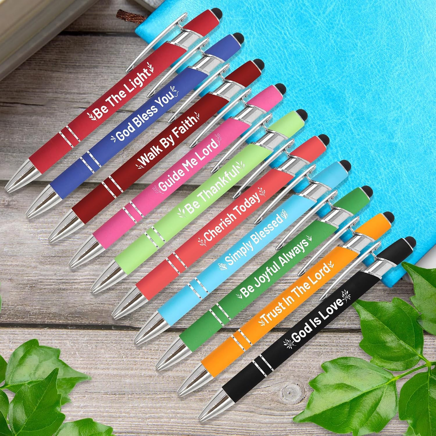 Christian Pens Women Religious Pen Bible Verse Scripture 10Pcs | Blessing Ballpo