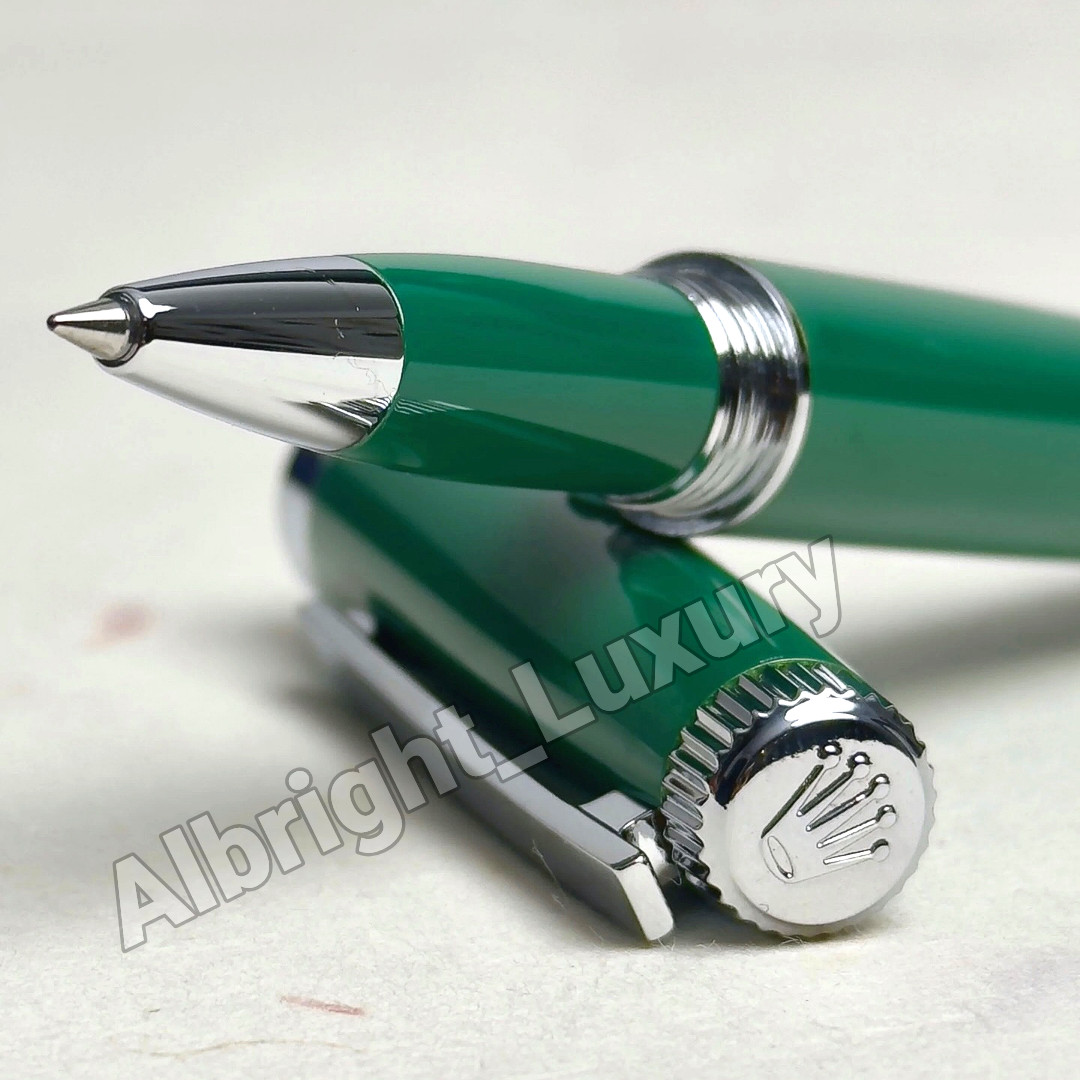 Rolex Emerald Executive Green Rollerball Pen AD VIP Gift