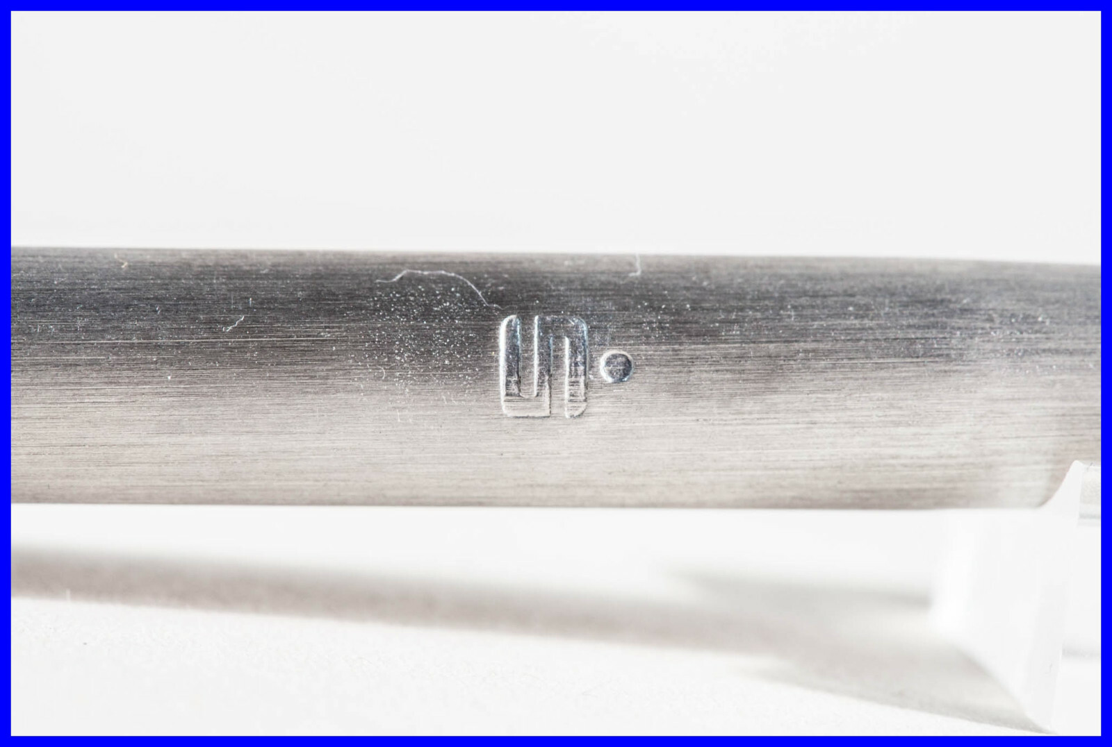 FEND Bags Ballpoint Pen for the Savings Bank around 1970 SILVER & BLACK