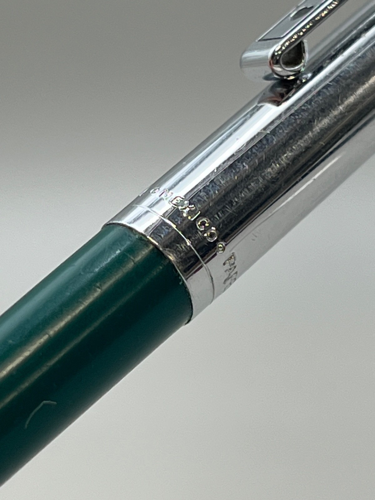 Paper Mate Double Heart Profile Slim Green/Chrome, Blue Ink, Works – Mexico