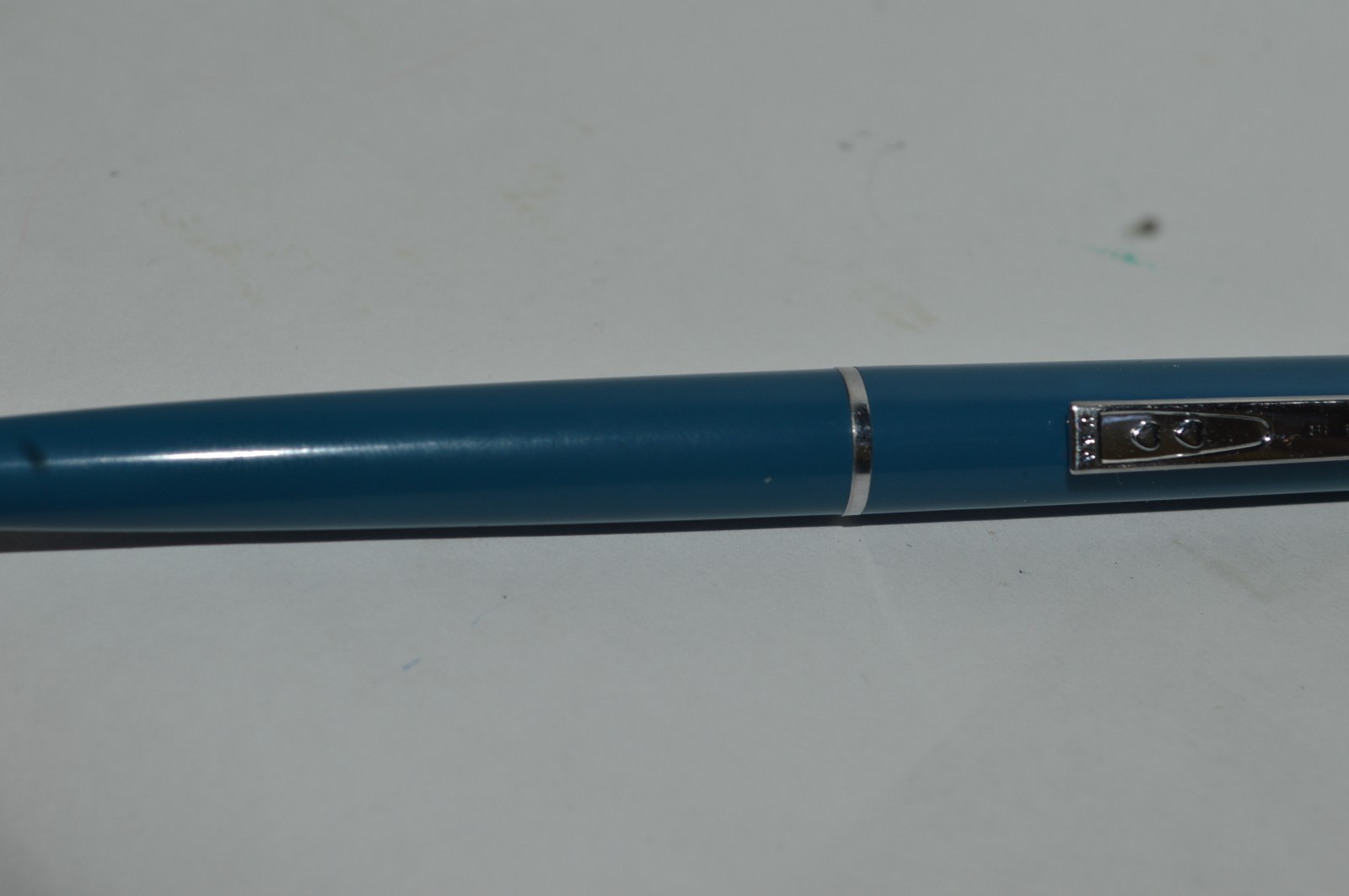 Paper Mate MALIBU Ballpoint Pen Dark Blue Color All Plastic Made In USA Ca 1980s