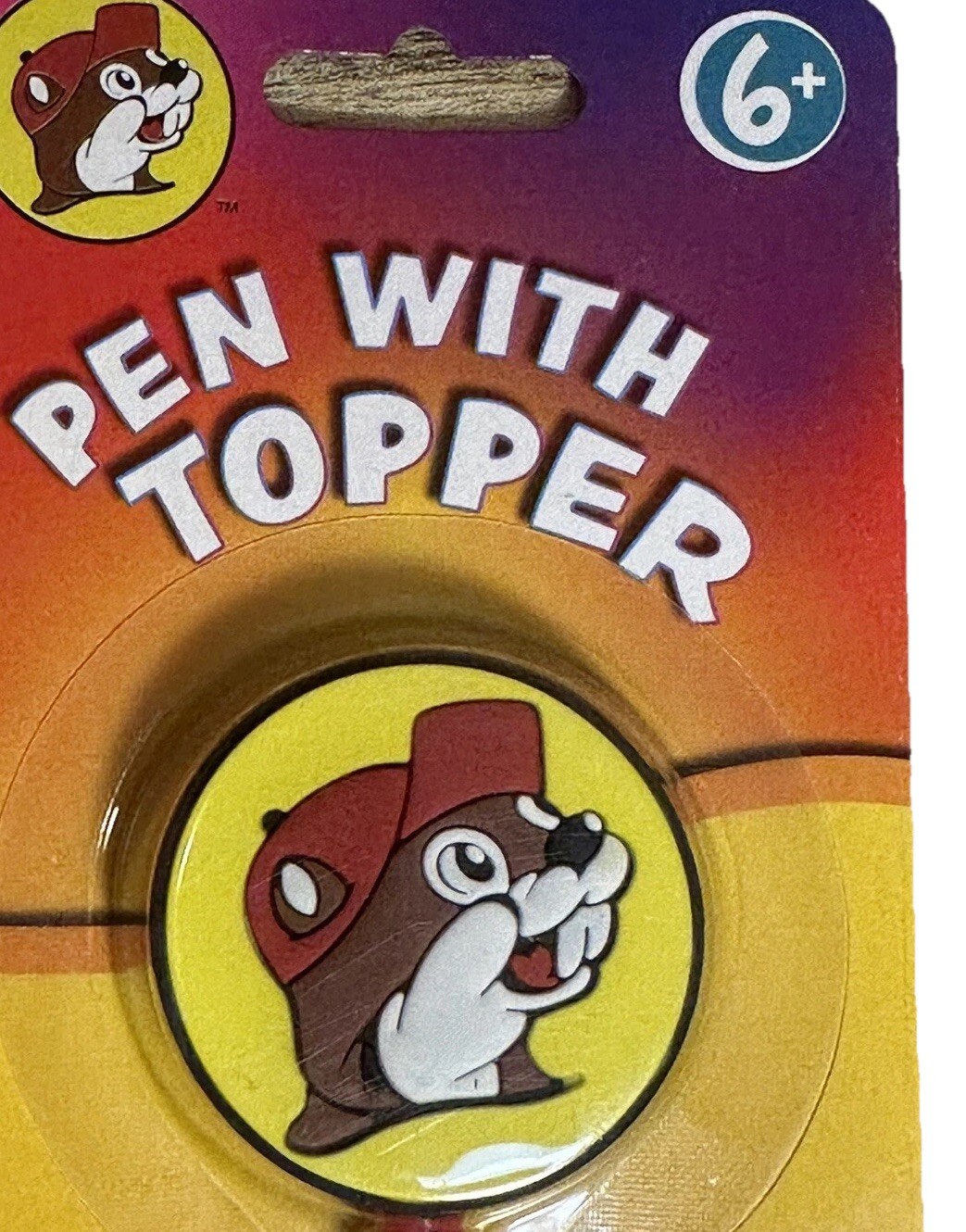 NEW Buc-ee’s Logo Pen with Topper • Blue Ink Pen with Cap