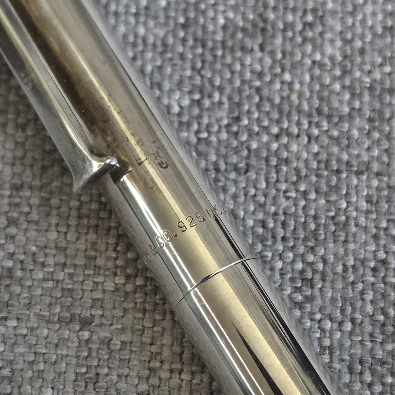 Vintage Tiffany & Co Sterling Silver Ballpoint Pen 925 USA T Clip Inscribed