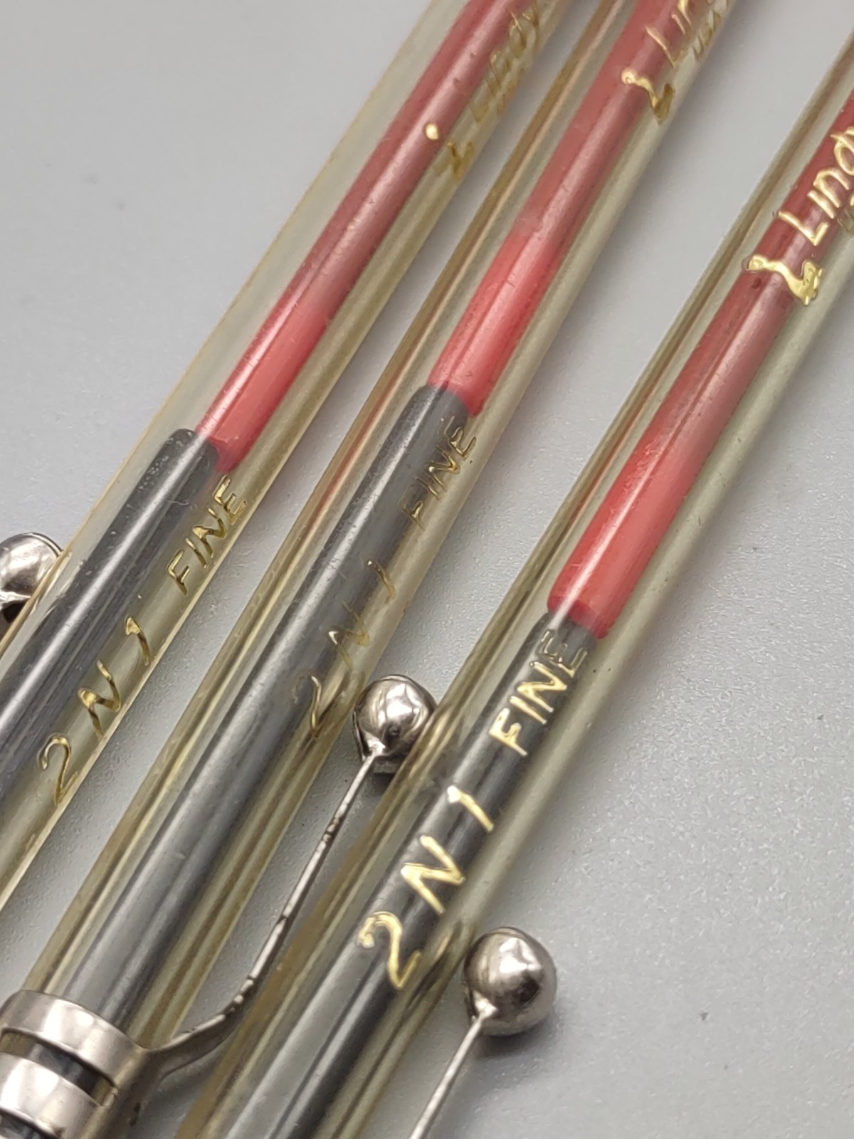 Vintage Lindy 2-in-1 Ballpoint Pen – Double Ended Red & Black Ink – Rare