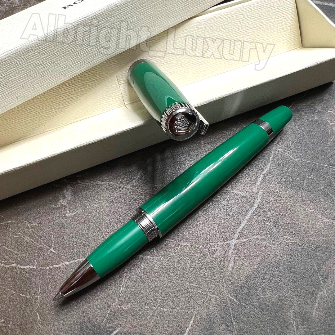 Rolex Emerald Executive Green Rollerball Pen AD VIP Gift
