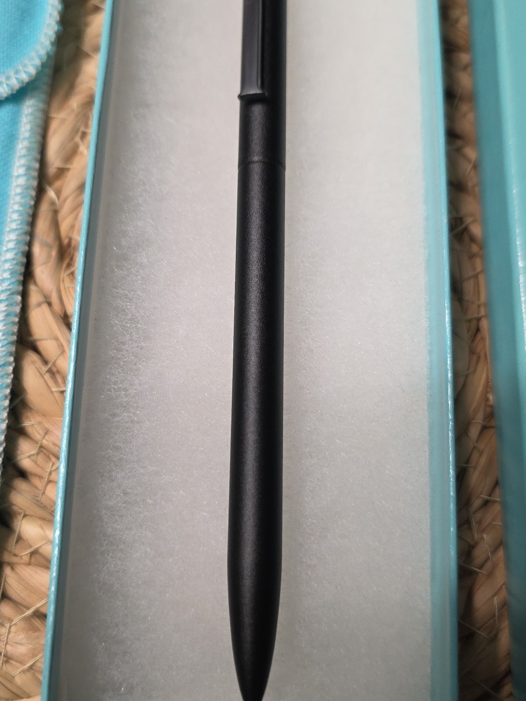 Tiffany & Co. Pen T Clip Black Enamel Sterling Silver 925 Clip Replace Ink NIB