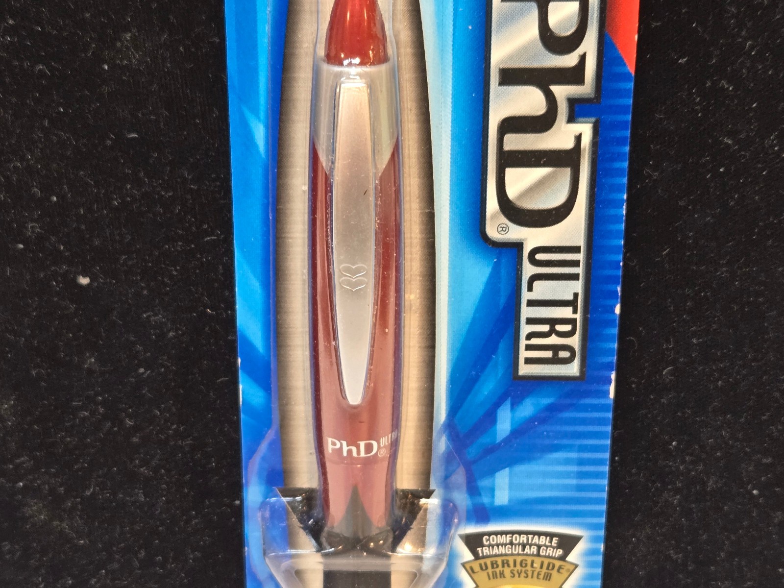 PAPER MATE PhD ULTRA BALL POINT PEN, RED, LUBRIGLIDE; JAPAN; NOS