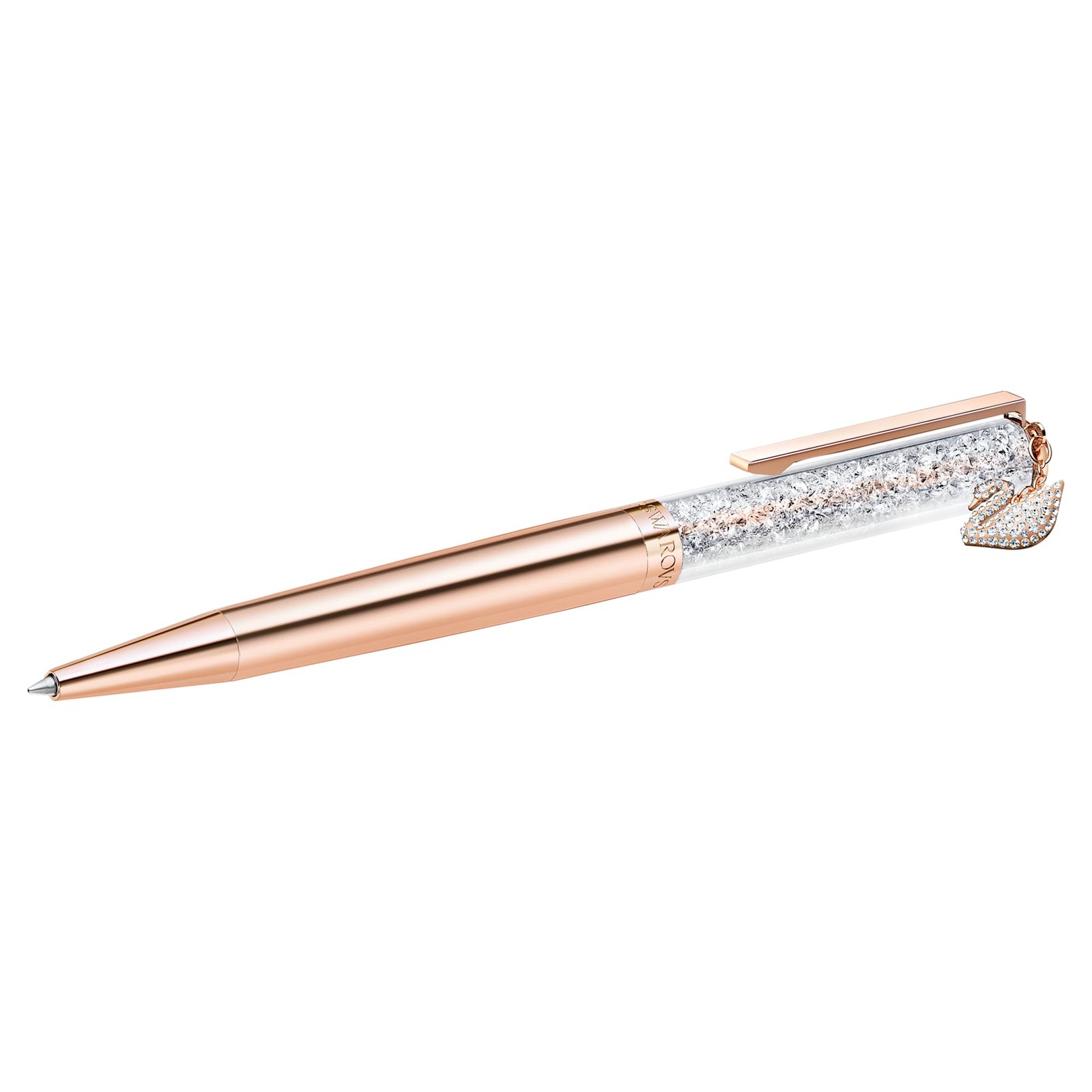 Swarovski Crystalline Ballpoint Pen, Swan, Rose Gold Tone Plated 5479552