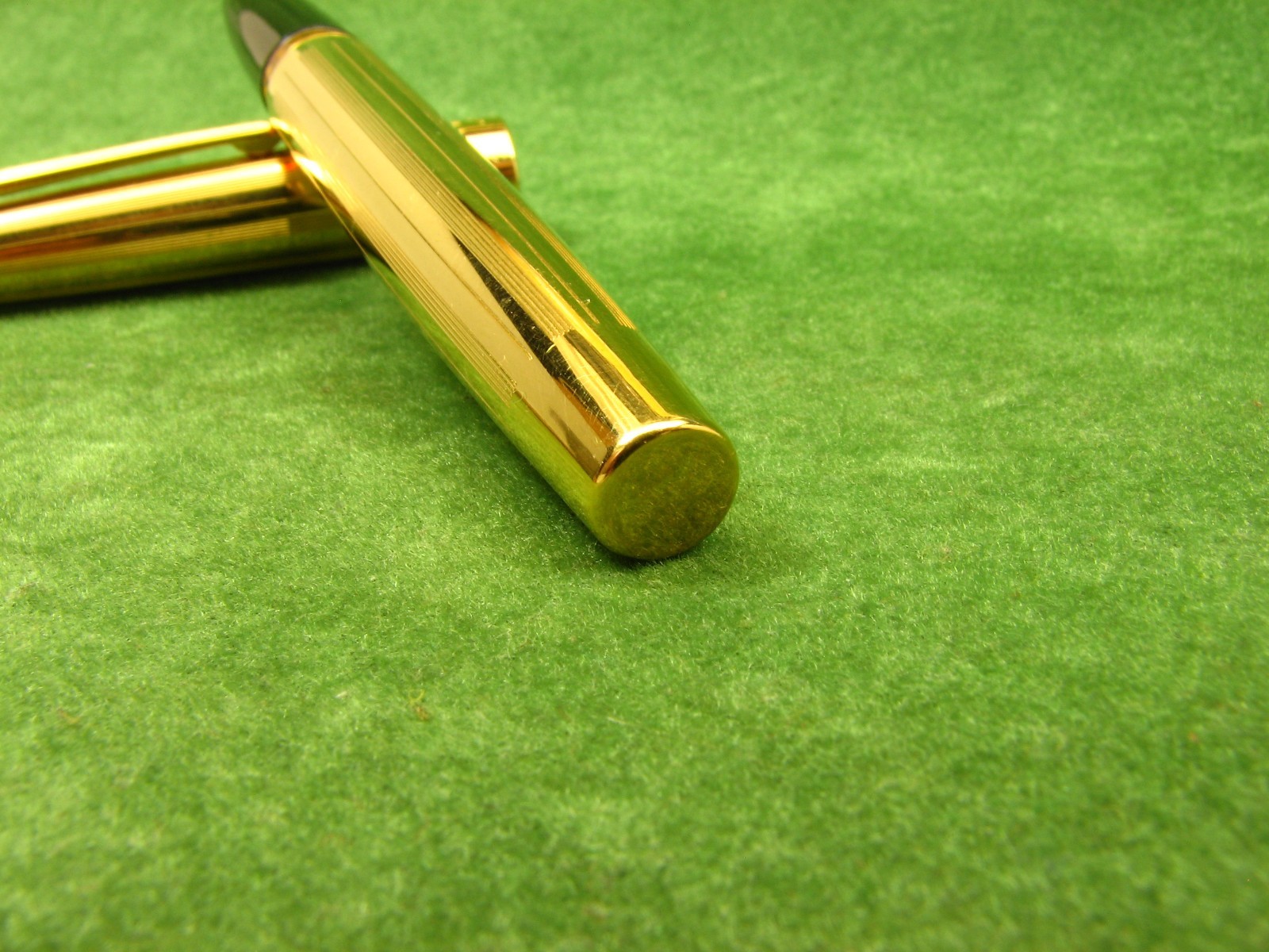 Vintage SOYUZ Goldplated Fountain Pen 14K Gold Nib USSR 1970s NOS