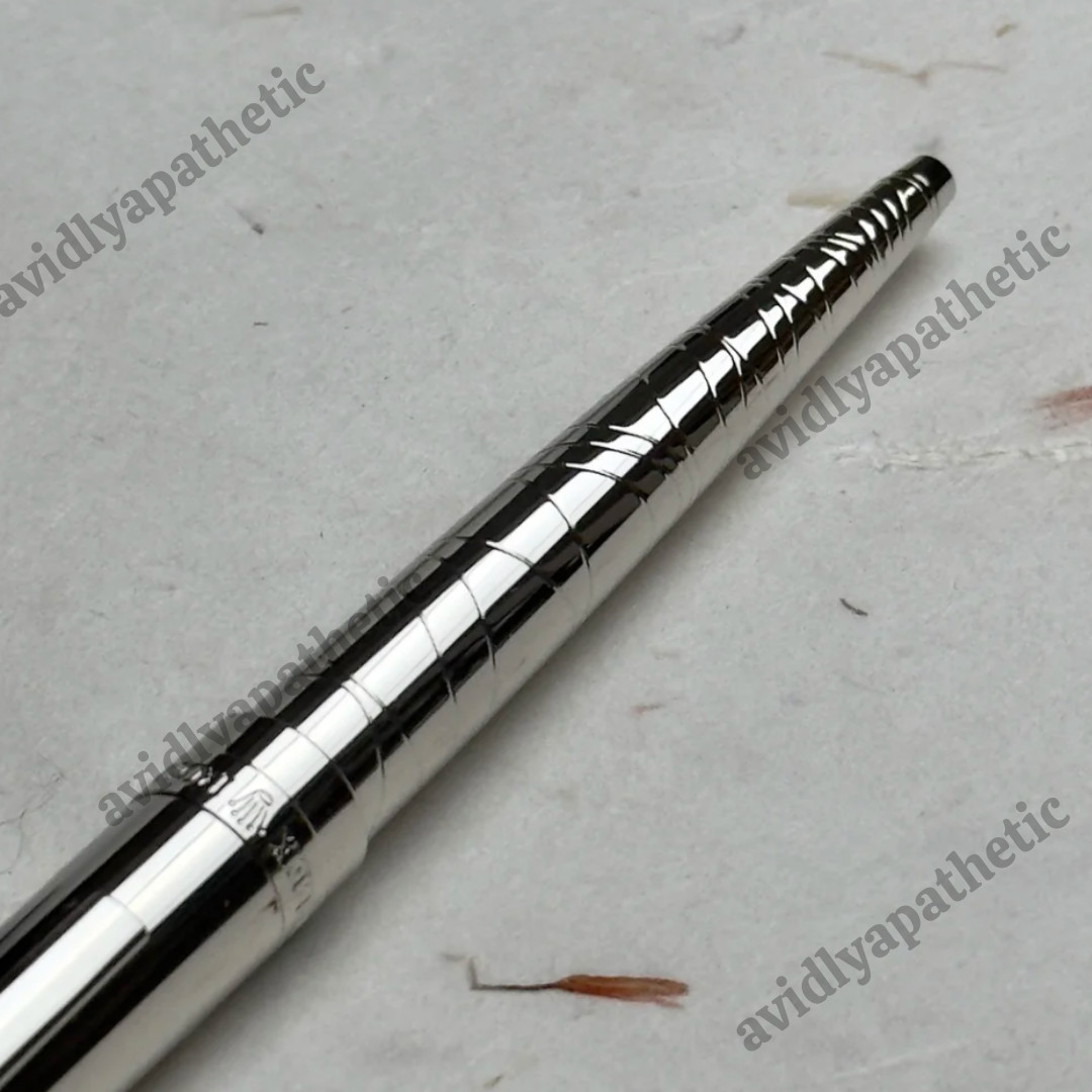 New Exclusive Rolex Silver Scribe Pen Platinum Cut Ballpoint Pens , Limited Gift