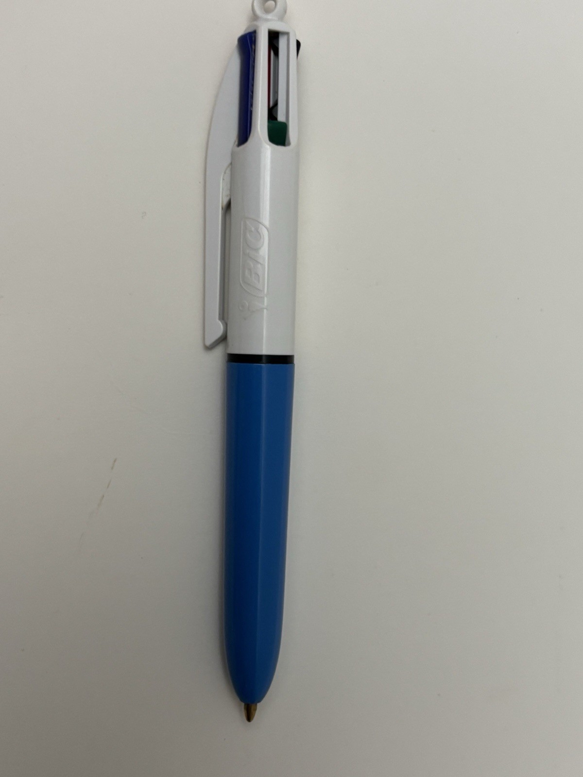 Tunisia BIC Ballpoint Pen 4 Color Mechanism Writes Works Blue Green Black Red