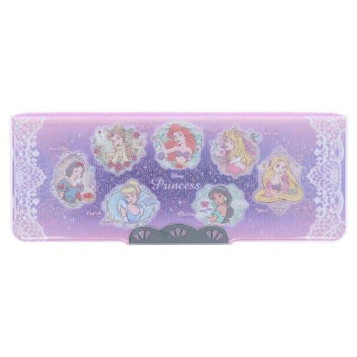 Sunstar Stationery Yokopita Disney Princess Pencil Case Open on Both Sides #4525