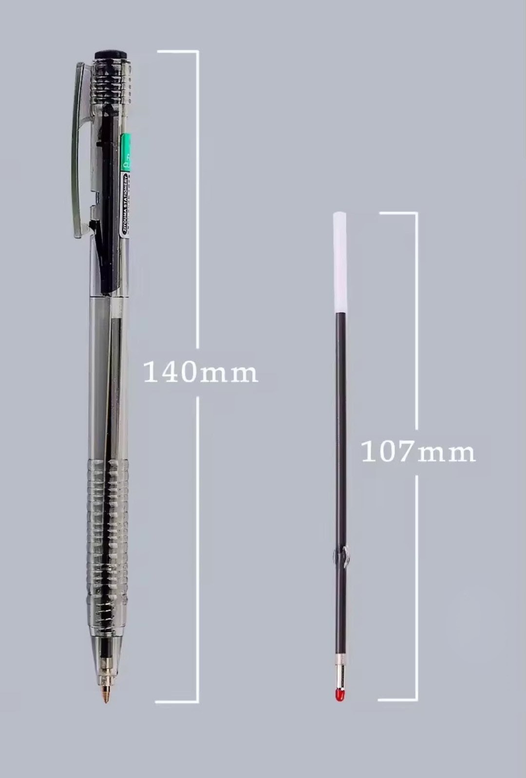 2 PCS Students Ballpoint Pen 0.7mm Point Writing Pens Office School Stationery