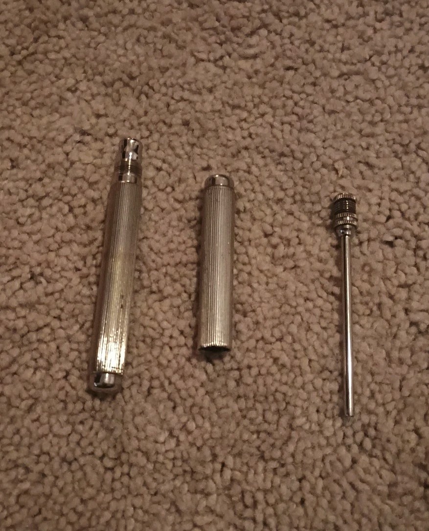 Vintage Antique Sterling Silver Ballpoint Pen Pre-owned Good Condition Parts