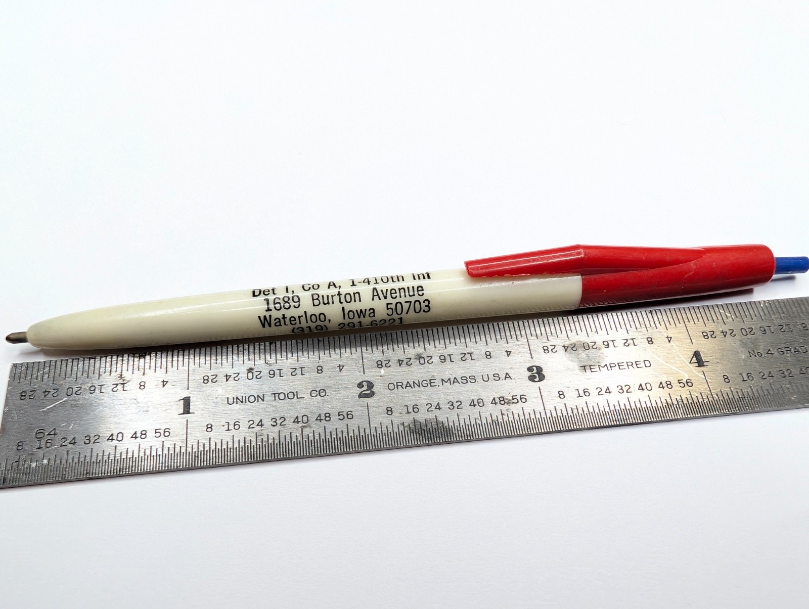 c1970s Waterloo, Iowa United States Army Reserve Det I Co A 140th Inf Pen IA G17